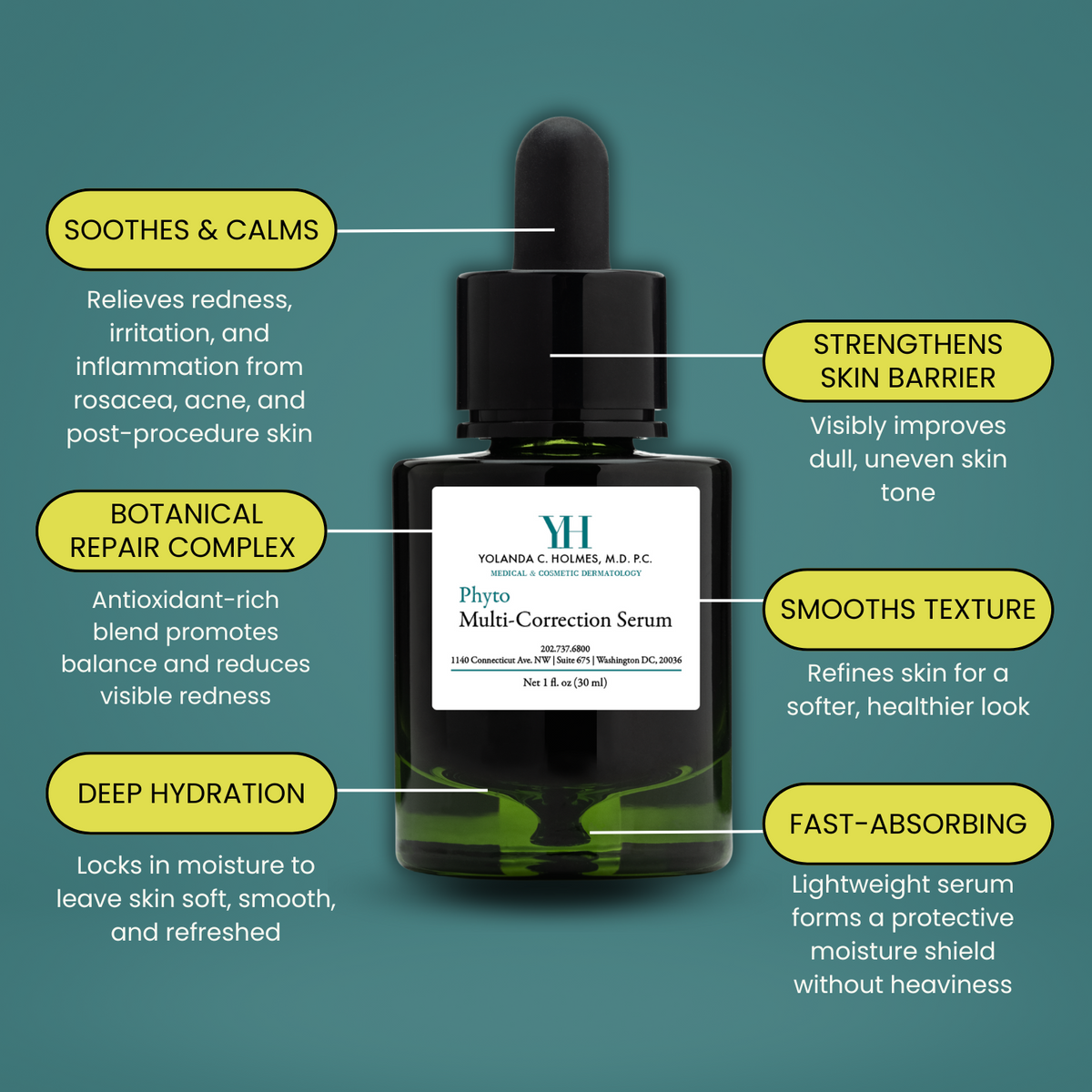 Phyto Multi-Correction Serum – YH Skin by Yolanda Holmes, MD