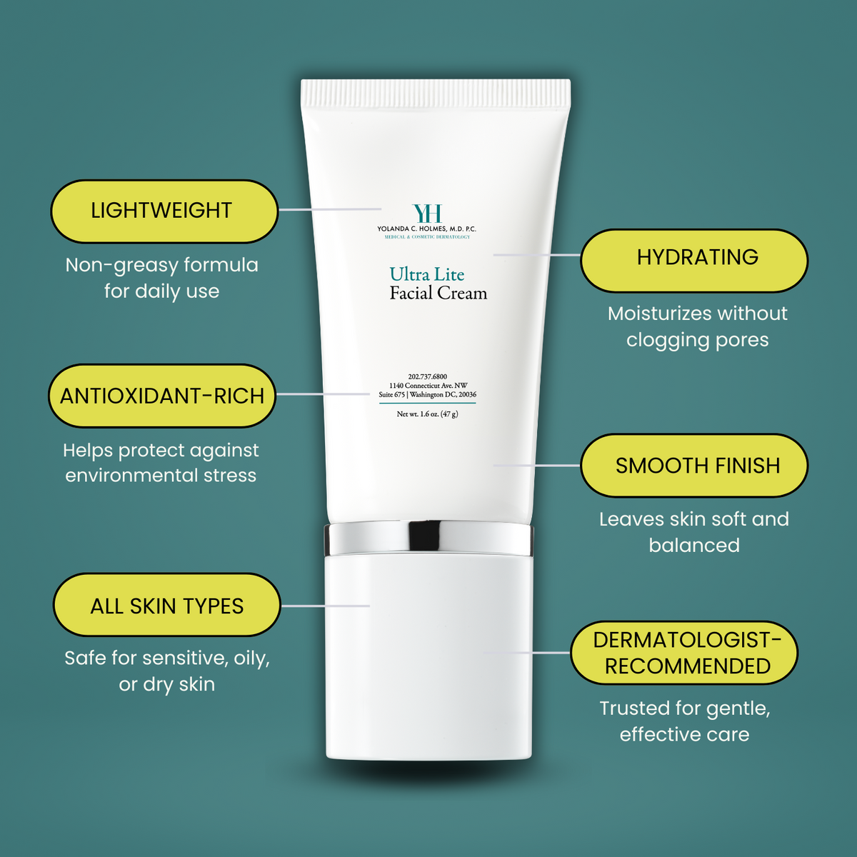 Ultra Lite Facial Cream – YH Skin by Yolanda Holmes, MD